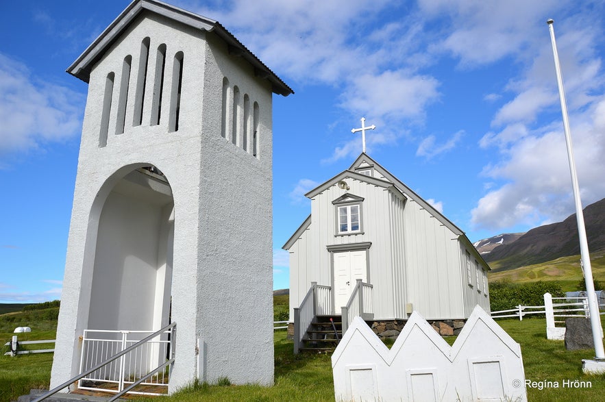 The beautiful Churches in Svarfaðardalur Valley in North Iceland