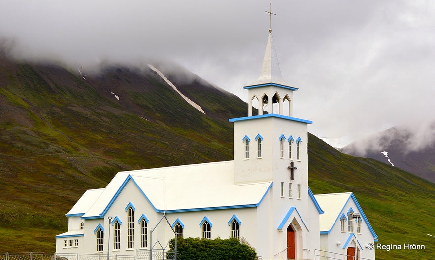 The beautiful Churches in Svarfaðardalur Valley in North Iceland