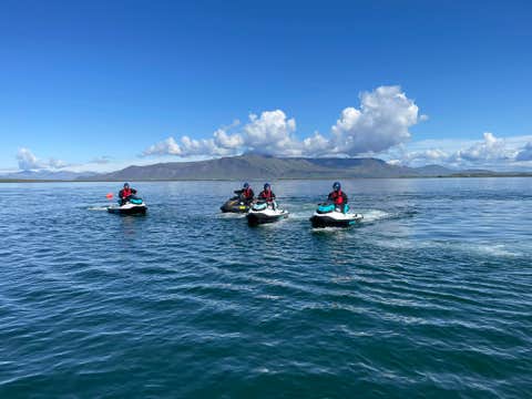 Sunset Jet Ski Tour on Faxafloi Bay from Reykjavik