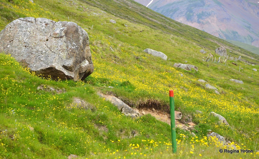 The warm Footbath of the Bakkabræður brothers in Svarfaðardalur Valley