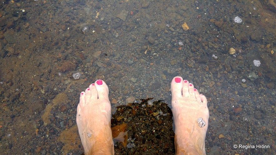 The warm Footbath of the Bakkabræður brothers in Svarfaðardalur Valley