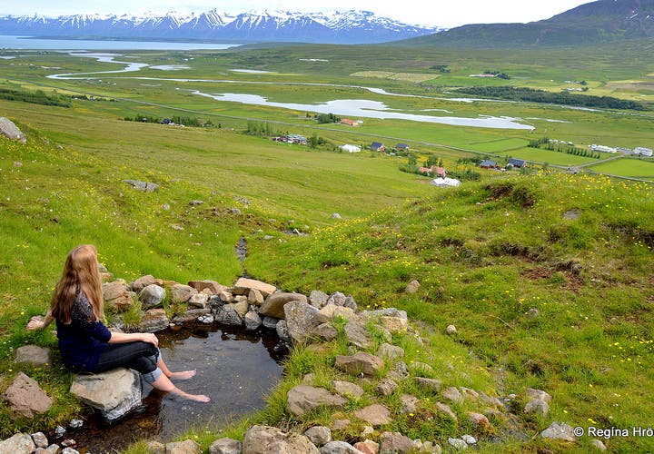 The warm Footbath of the Bakkabræður brothers in Svarfaðardalur Valley