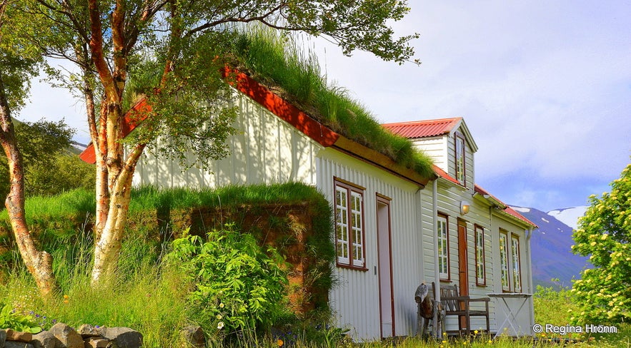 The warm Footbath of the Bakkabræður brothers in Svarfaðardalur Valley