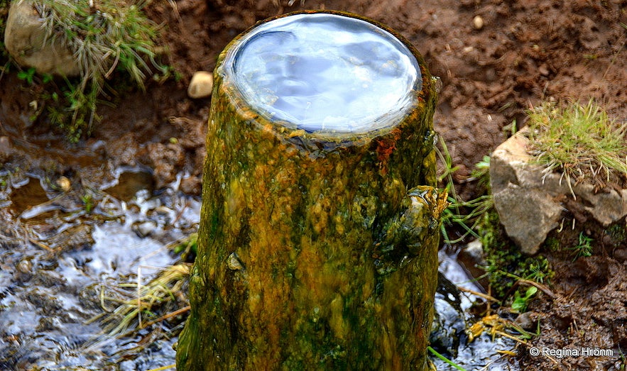 The warm Footbath of the Bakkabræður brothers in Svarfaðardalur Valley