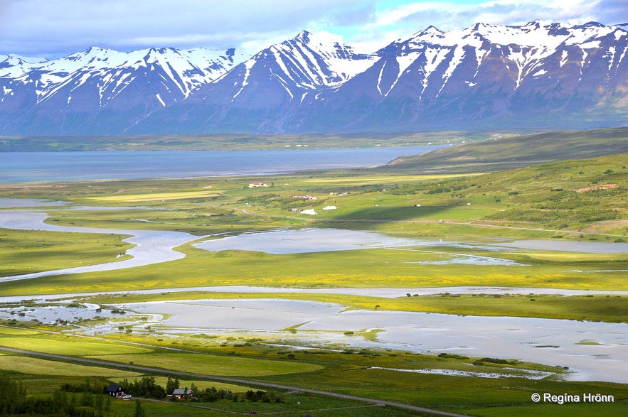 The beautiful Svarfaðardalur Nature Reserve and Húsabakki in North Iceland