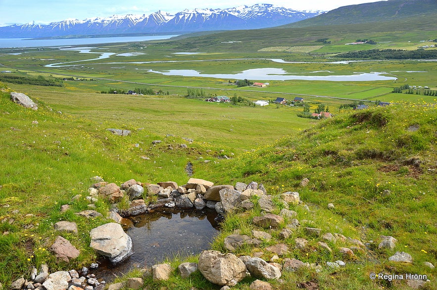 The warm Footbath of the Bakkabræður brothers in Svarfaðardalur Valley