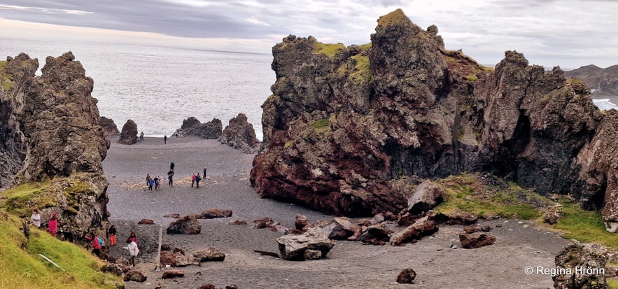 Djúpalónssandur lava beach Snæfellsnes