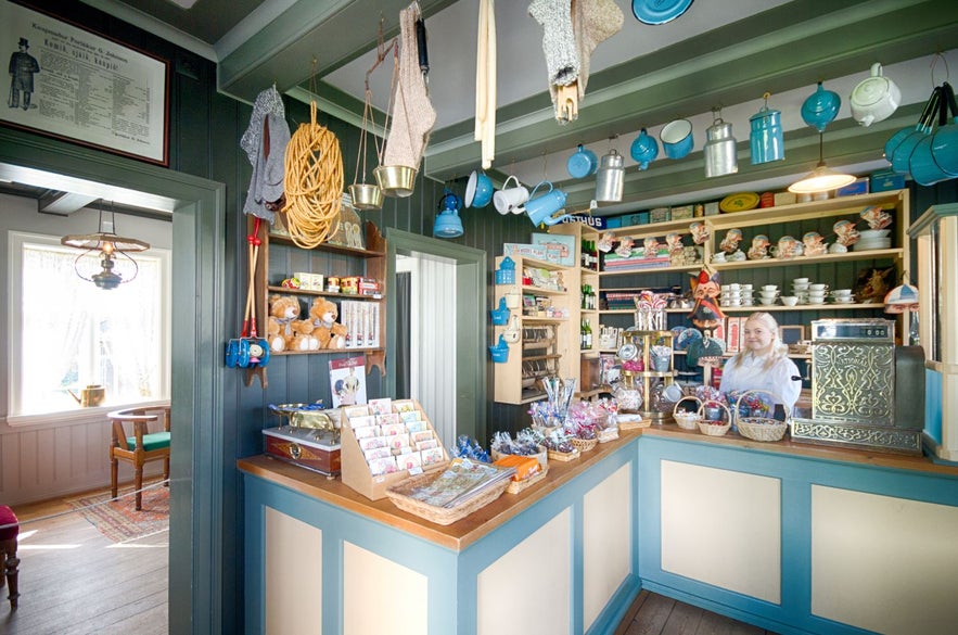 L'ancien magasin du coin au musée en plein air de l'Arbaer