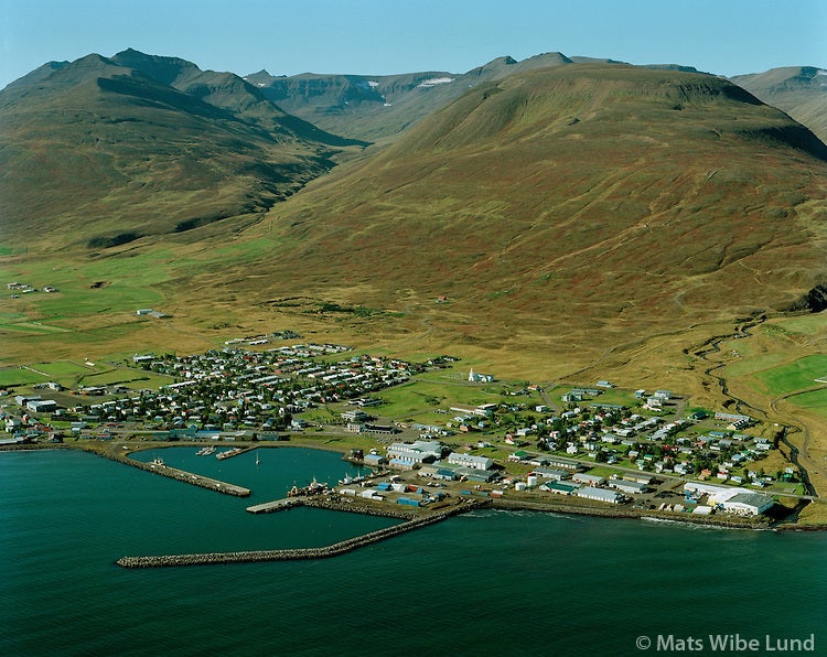 Dalvík, un pueblo pequeño en el norte de Islandia