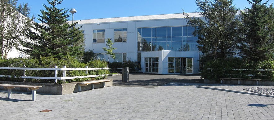 Reykjavík International School building, illustrating schooling options for expatriate families.