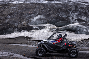 Ice Cave & Snowmobiling Tour in Myrdalsjokull Glacier