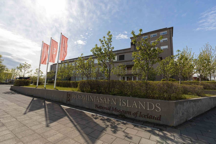 Exterior of the National Museum of Iceland in Reykjavik, a top history museum in Iceland.