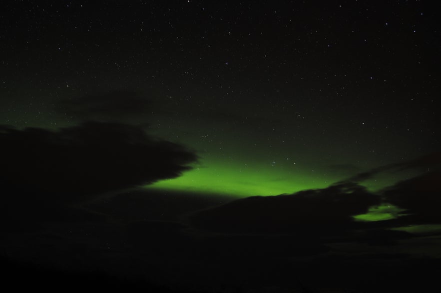 Northern Lights in Laugardalur 