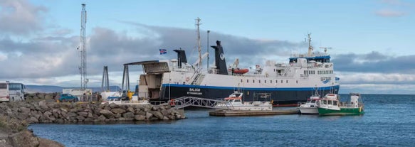 The Brjanslaekur port is where the adventure begins.