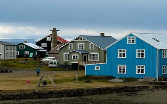 Flatey island is best known for its traditional colorful houses.