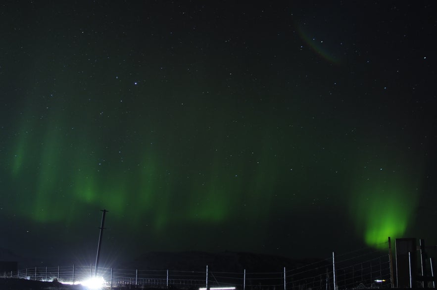 Northern Lights in Mosfellshei&eth;i