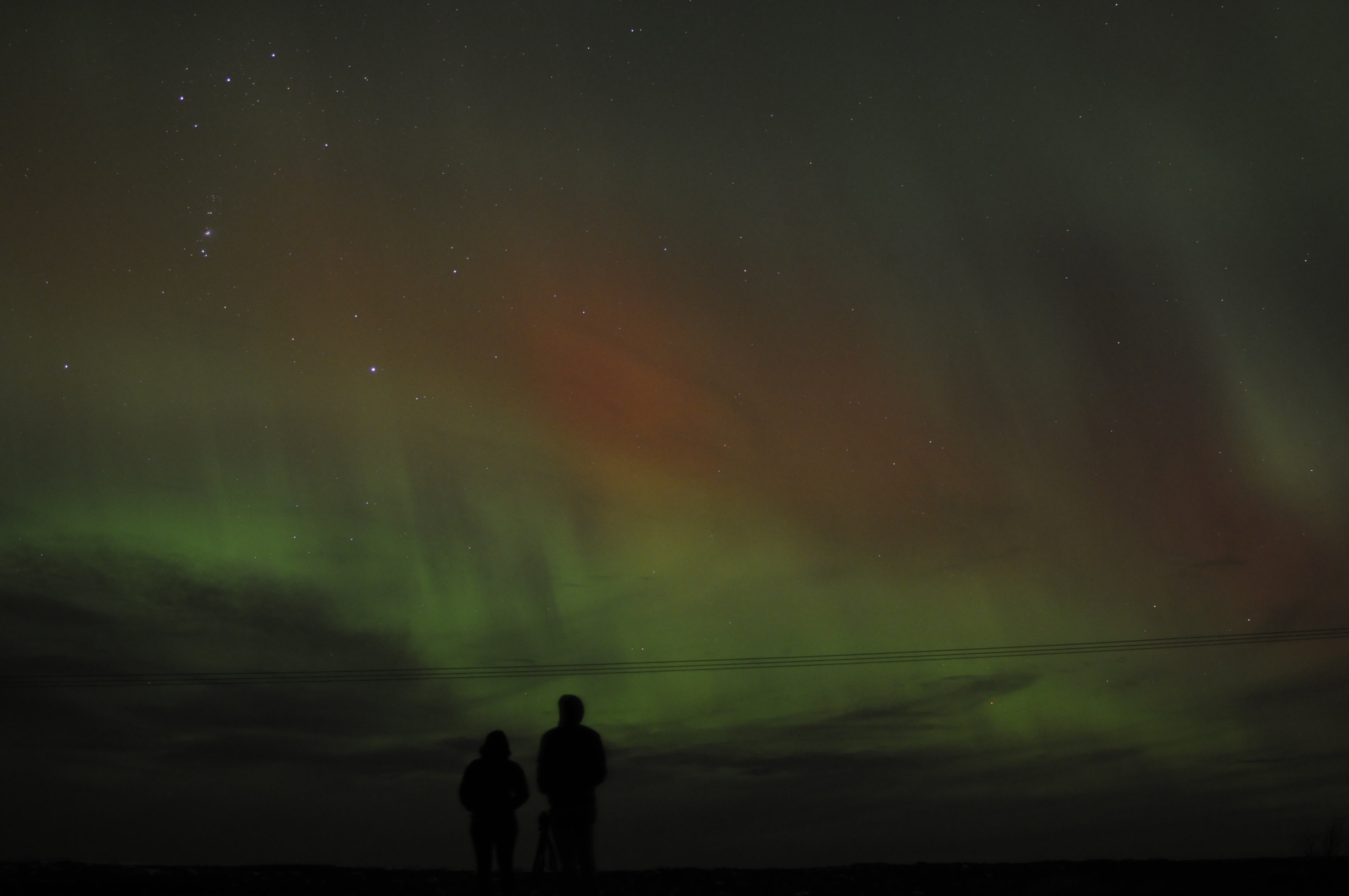 Northern Lights in Reykjavík (The strongest ones I ever saw)