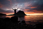 Midnight Sun Season in Kirkjufell