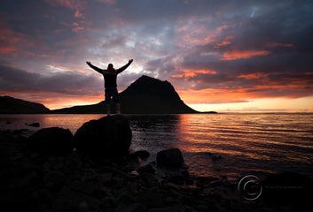 Midnight Sun Season in Kirkjufell