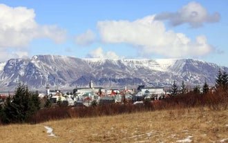 Upea Esja-vuori on vaikuttava näky.