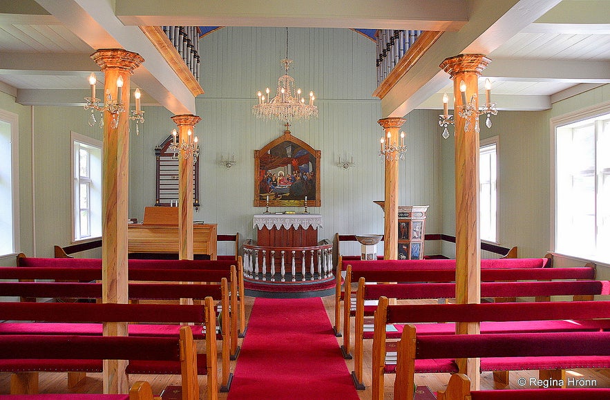 The beautiful Churches in Svarfaðardalur Valley in North Iceland