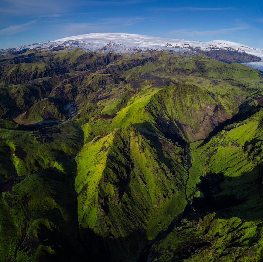 Thakgil is a popular hiking location in the South of Iceland.