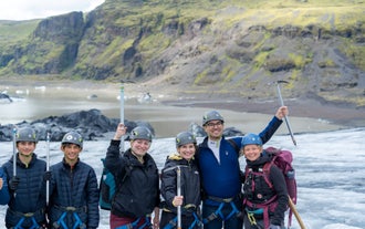 11 Hour South Coast Tour with Glacier Hiking, Waterfalls & Black Sands with Transfer from Reykjavik