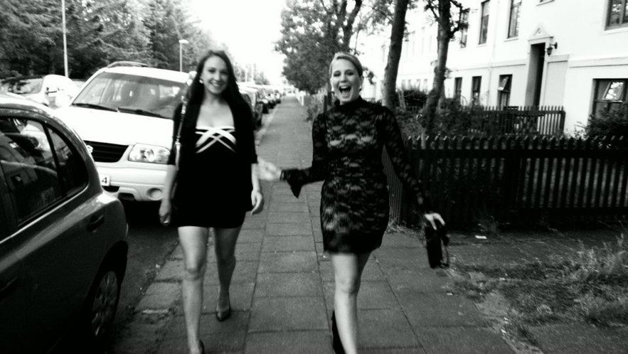 these visiting friends of mine dressed as locals and fitting in just fine