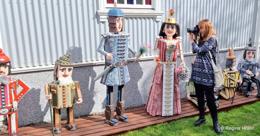 Wonderfully Colourful Fairytale Figures in Akureyri in North Iceland