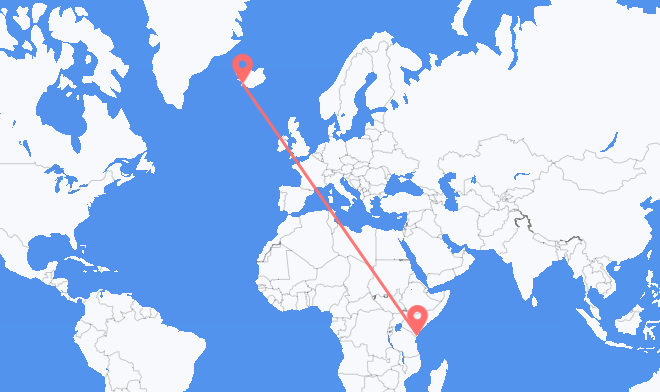 Mombasa to Reykjavik