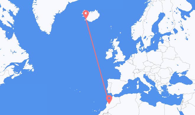 Marrakesh to Reykjavik