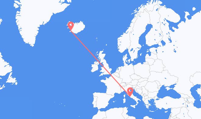 Rome to Reykjavik