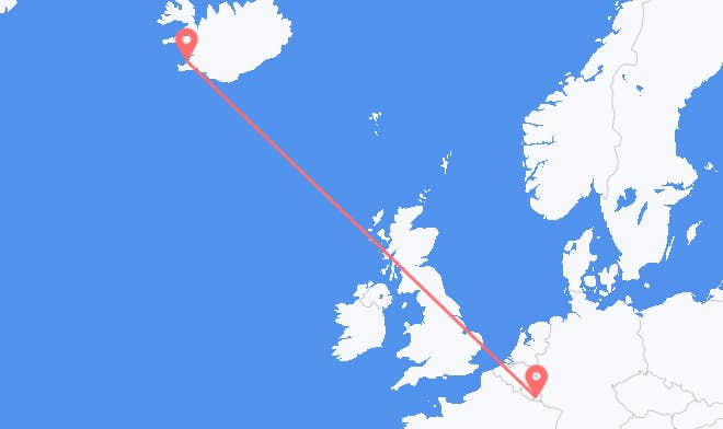 Luxembourg vers l’Islande
