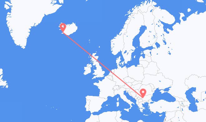 Sofia til Reykjavik