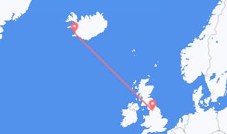 England to Iceland