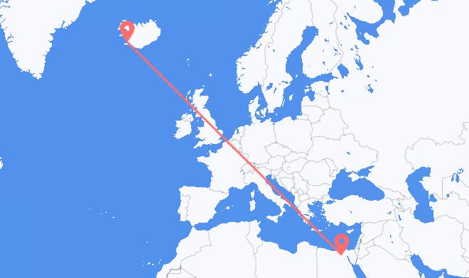 Cairo to Reykjavik
