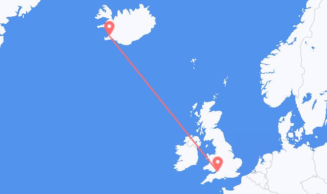 Bristol to Reykjavik