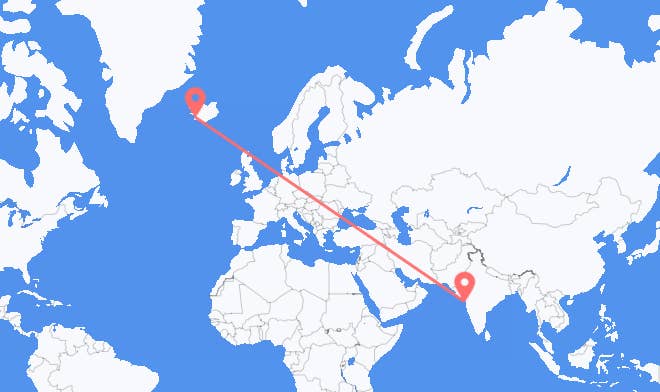 Mumbai to Reykjavik