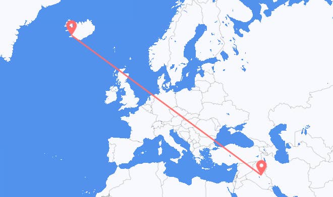 Baghdad to Reykjavik