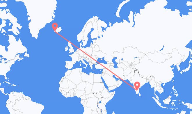 Bengaluru to Reykjavik